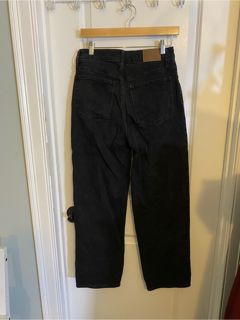 Madewell Black Perfect Vintage Wide Leg Jeans - Picture 3 of 6